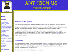 Tablet Screenshot of ant.igon.us